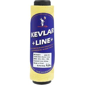 EMMA KITES KEVLAR KITE LINE 1000FT 50LB ملتوية طائرة ورقية تآكل مقاوم سلك فائدة منخفضة التمدد للبقاء على قيد الحياة في الهواء الطلق التخييم