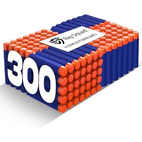 (300 Pack) Blue Nerf Darts - Compatible Foam Toy Elite 2.0 Darts, Nerf Ammo Bullets, Refill Dart