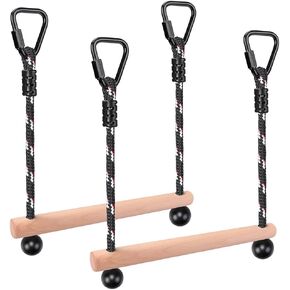 Benelabel 2 Ninja Monkey Bars Bars Obsacle ، حانات مسار عقبة ، مجموعة لعب في الهواء الطلق ، مسار عقبة لمعدات التدريب ، رائعة للأطفال والشباب ، سعة 250 رطلاً