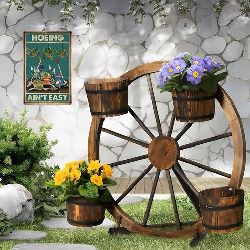 Artlunar Funny Garden Sign Outside Decor - Humorous Gardening Gift for Women Enthusiasts, 12" x 8" (980) in Saudi Arabia