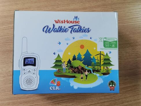 Wishouse walkie talkies for Kids 4 Pack ، عائلة Walky Talky البالغين الأطفال راديو طويل المدى ، التخييم في الهواء الطلق متعة ألعاب عيد ميلاد هدايا عيد الميلاد ل 4 5 6 7 7 8 سنوات الفتيات in Kuwait
