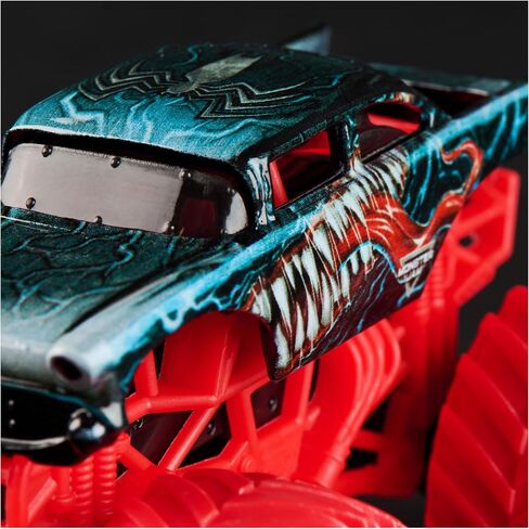 Monster Jam ، Marvel Official Venom Monster Truck ، Vie-Cast Motent ، 1:64 Scale ، Super Hero Kids Toys for Boys Age 3 and Up in Saudi Arabia
