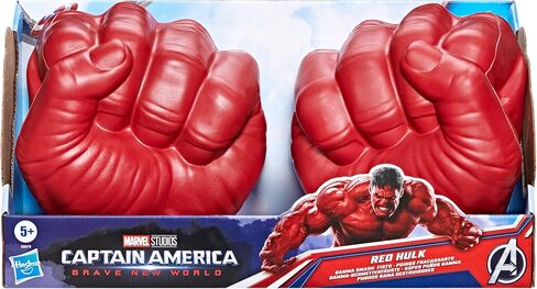 Marvel Avengers Captain America: Brave New World Red Hulk Gamma Smash Fists ، لعب دور الرغوة الناعم ، ألعاب Super Hero للأطفال الذين تتراوح أعمارهم بين 5 سنوات وما فوق in Saudi Arabia