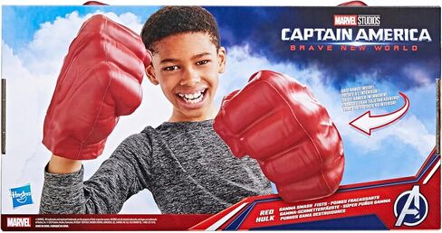 Marvel Avengers Captain America: Brave New World Red Hulk Gamma Smash Fists ، لعب دور الرغوة الناعم ، ألعاب Super Hero للأطفال الذين تتراوح أعمارهم بين 5 سنوات وما فوق in Saudi Arabia