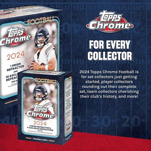 2024 Topps Chrome Football Cards Factory Sealed Mega Box in Saudi Arabia