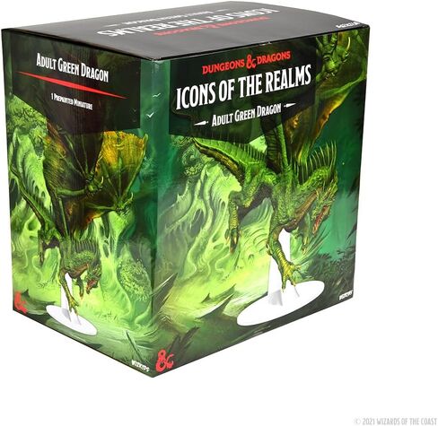 WizKids D&D Icons of The Realms: Adult Green Dragon Premium Figure in Saudi Arabia
