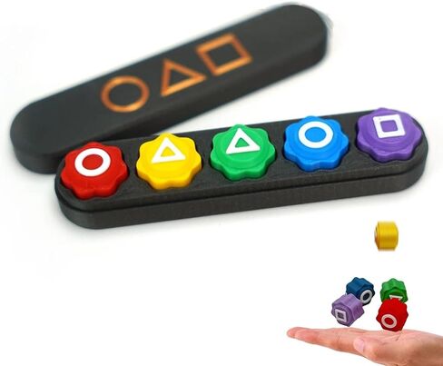 Gonggi Game Set – Traditional Korean Toss and Catch Marble Game, 5 Colorful Marbles, Improves Dexterity and Coordination, Ideal for Social Play and Skill Development in Saudi Arabia