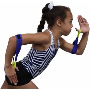 Tumbl Trak Unisex Youth Lycra Running Arms, Royal Blue