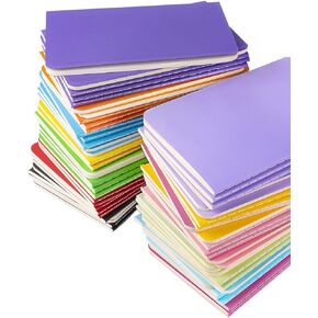 Gwybkq Small Lined Notepads Bulk 60 Pack Mini Journal Pocket Notebooks Set Colorful Cover Notebooks for Kids 3.5 x 5.5 Inches, 30 Sheets/60 Pages