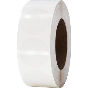 Hybsk 300pcs Clear Round Labels 2 inch Circle Seal Sticker for Envelope Sealing Box Packing (2 inch Round)