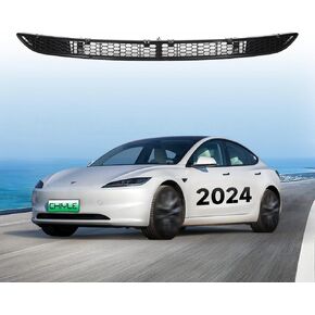 حشوات شبكة شبكية أمامية من Tesla Model Y [تصميم مطور]، استبدال غطاء شبكة فتحة تهوية مدخل الهواء لملحقات Tesla Model Y 2021 2022 2023 2024