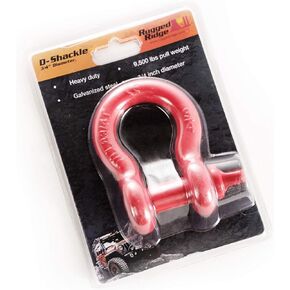 Rugged Ridge | D-Ring Shackle, 7/8 inch, 13500 Lb, Black | 11235.19