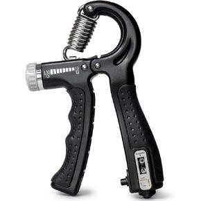 DMI Compact Hand Exercise Grip Strengtheners with Adjustable Weight Resistance from 10-130lbs, Grip Tracker keeps Track of Number of Squeezes, FSA & HSA Eligible, Set of 2