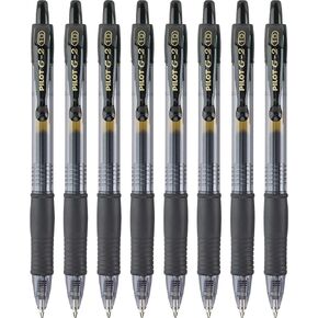 Pilot, G2 Premium Gel Roller Pens, Bold Point 1 mm, Pack of 8, Black and Blue in Kuwait