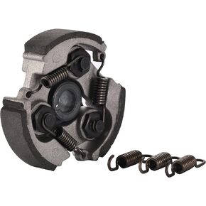 WOOSTAR Clutch Pad with 3 Springs Replacement for 2 Stroke 47cc 49cc 50cc 53cc Coolster Mini Pocket Bike Dirt Pit Bike Crosser ATV