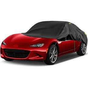 غطاء نصف سيارة متوافق مع تويوتا هايلاندر 2011-2023، غطاء سيارة أكسفورد 300D مقاوم للطقس مع شريط عاكس، حقيبة تخزين جميع الأحوال الجوية مقاومة للأشعة فوق البنفسجية in Kuwait