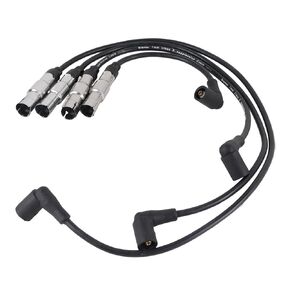 ST-4129 7mm Ignition Spark Plug Wire Set, Set of 4, for Volkswagen 2001-2005 Beetle/ 2001-2007 Golf/ 2007-2010 Golf City/ 2001-2005 Jetta, L4, 2.0L, 121cid