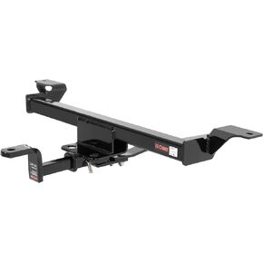 CURT 112643 Class 1 Trailer Hitch with Ball Mount, 1-1/4-In Receiver, Fits Select Nissan Altima, Maxima