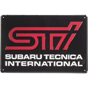 سوبارو أصلي شعار سوبارو STi معاد تدويره 12 × 18 لافتة جراج امبريزا فورستر أوت باك أسينت Brz Crosstrek Sti Wrx Legacy