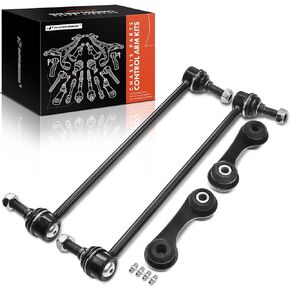 A-Premium Set of 4, Front & Rear Sway Bar Links Kit Stabilizer Bar Links Compatible with Chevrolet Malibu 2004-2009, Pontiac G6 2005-2009, Saturn Aura 2007-2009, Replace # K80252 K80851