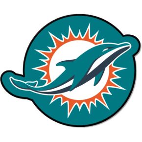 FANMATS NFL - Miami Dolphins Mascot Rug, 3' x 4'