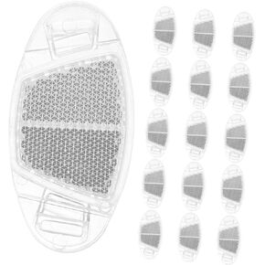 Bike Tire Lights 16pcs Mountain Bike Spoke Lights Plastic Wheels Bike Reflectors Bike Wheel Bike Accessories for Kids Convenient Bike Reflectors PVC Transparent Bike Supply