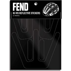 FEND One - Hi-Vis Reflective Silver Stickers (Reflects Bright White)