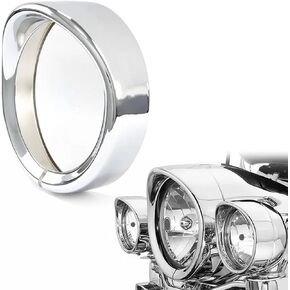 SKTYANTS 7 inch Motorcycle Trim Ring 7" inch Headlight for Dyna Motorcycle 12-14 FLD 94-14 FLHR 86-14-FLST (Black)