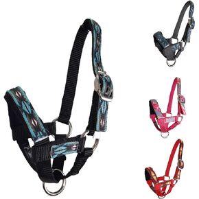 Tahoe Tack Nylon Overlay Alpaca Halter with Padded Noseband - 6 Month Warranty