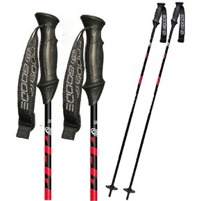 G-Max (set of 2) - Our shafts use the shock absorption properties of carbon to enhance your skiing experience - Summit Red / 52"/130cm