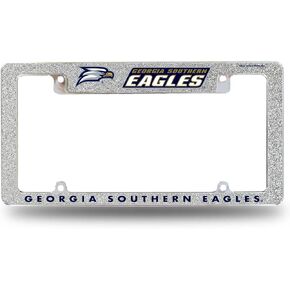 Rico Industries NCAA 12" x 6" Chrome All Over Automotive Bling License Plate Frame Design for Car/Truck/SUV in Kuwait
