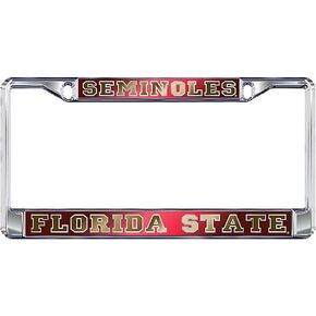 Florida State University Seminoles Mirror Domed License Plate Frame
