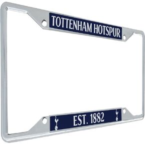 Tottenham Hotspur License Plate Frame Spurs Football Soccer Premier League Metal for Front or Back of Car Officially Licensed (Style 5) in Saudi Arabia