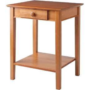 Winsome Studio Beech Wood End/Printer Table, Honey (99323)