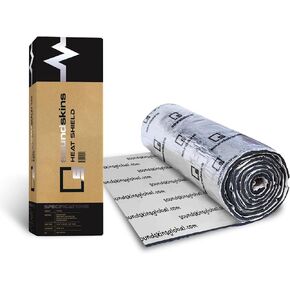 SSK-HTSHLD 394mil/10mm Dual Layer Insulated Heat Shield Mat - 54 sqft. Thermal Barrier and Vibration Control