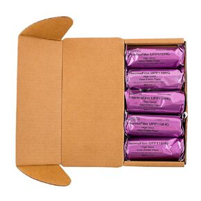 Sony and Mitsubishi Compatible UPP-110HG High Gloss Ultrasound Video Recording Therma Film Paper 10 Rolls, 110mm x 18mm