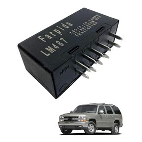 LM487 10383321 15764135 15231201 LED Flasher Relay Turn Signal Compatible with Chevy GMC Cadillac Hummer 2003-2007 Hazard Warning and Turn Signal Flasher, Fix Hyper Flash,for GMT800 Platform