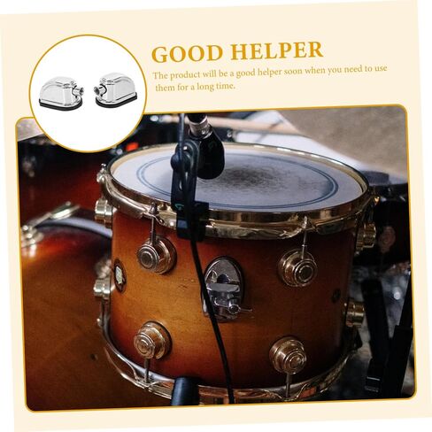 Drum Accessories Drum Hardware lugs Snare Drum lugs Metal Drum Ear Durable Lugs Drum Hooks Music Accessories Silver Accessories Oval 2Pcs Tom Drum Lugs in Saudi Arabia