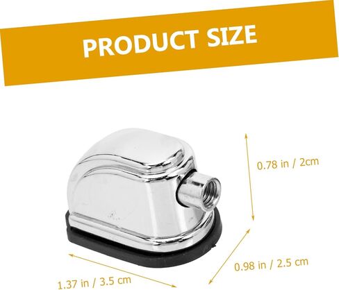 Drum Accessories Drum Hardware lugs Snare Drum lugs Metal Drum Ear Durable Lugs Drum Hooks Music Accessories Silver Accessories Oval 2Pcs Tom Drum Lugs in Saudi Arabia