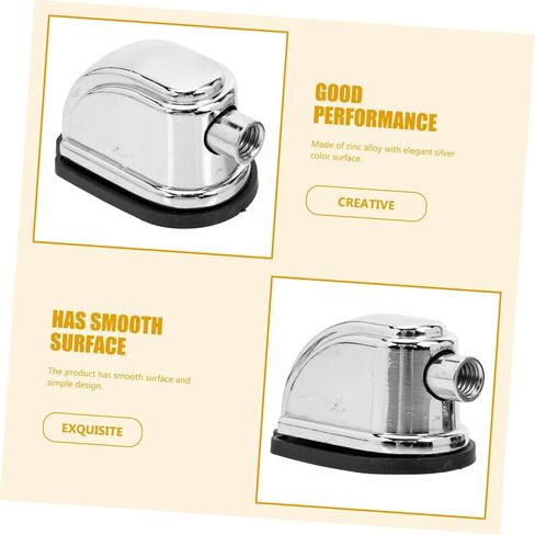 Drum Accessories Drum Hardware lugs Snare Drum lugs Metal Drum Ear Durable Lugs Drum Hooks Music Accessories Silver Accessories Oval 2Pcs Tom Drum Lugs in Saudi Arabia
