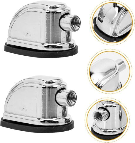 Drum Accessories Drum Hardware lugs Snare Drum lugs Metal Drum Ear Durable Lugs Drum Hooks Music Accessories Silver Accessories Oval 2Pcs Tom Drum Lugs in Saudi Arabia