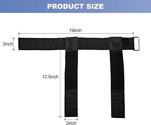 2Pcs Ankle Straps for Dumbbells Weights, Adjustable Weights, Foot Dumbbell Attachment, Tibialis Trainer, Leg Extensions Home Gym Equipment for Women and Men in Kuwait