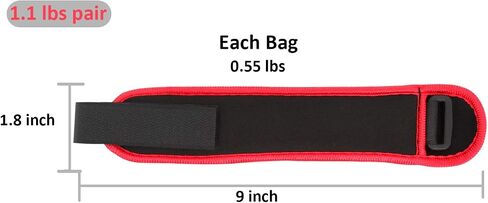Ankle/Wrist Weights, Small Leg Arm Hand Cuff Weights for Women Kids, Exercise Equipment with Adjustable Straps for Fitness Gym Dancing Walking Jogging Gymnastics Aerobics in Saudi Arabia