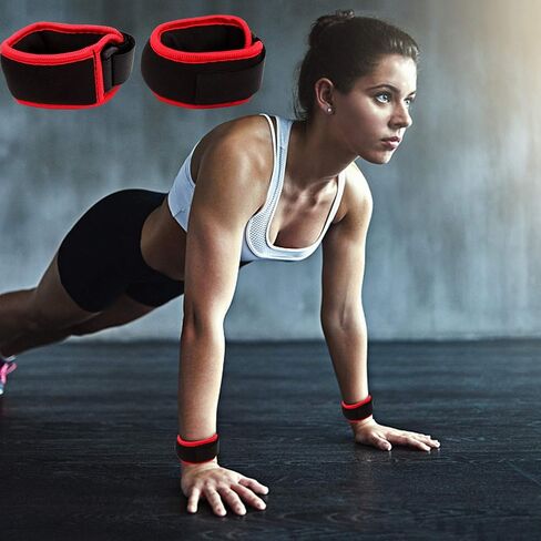 Ankle/Wrist Weights, Small Leg Arm Hand Cuff Weights for Women Kids, Exercise Equipment with Adjustable Straps for Fitness Gym Dancing Walking Jogging Gymnastics Aerobics in Saudi Arabia