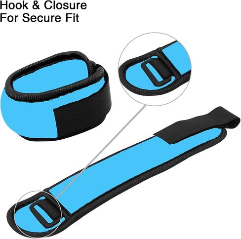 Ankle/Wrist Weights, Small Leg Arm Hand Cuff Weights for Women Kids, Exercise Equipment with Adjustable Straps for Fitness Gym Dancing Walking Jogging Gymnastics Aerobics in Saudi Arabia