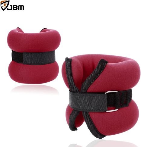JBM أوزان الكاحل المعصم أوزان الساق 2 رطل 4 رطل 6 رطل زوج من وزن الكاحل مع أشرطة قابلة للتعديل للمشي والركض وصالة الألعاب الرياضية واللياقة البدنية وممارسة الجمباز والتمارين الرياضية in Kuwait