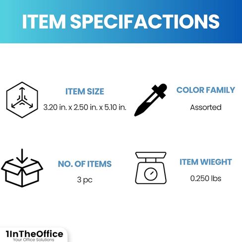 1InTheOffice Index Cards with Ring, Ruled Index Cards with Ring, 3" x5", 100 White Cards/Ring in Saudi Arabia