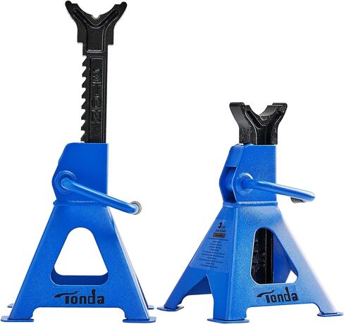 حامل جاك، 3 طن 6000 رطل، حامل رفع السيارة من الفولاذ عالي التحمل لسيارة السيدان ذات الدفع الرباعي، أزرق، زوج واحد in Kuwait