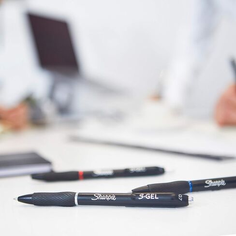 Sharpie S-Gel | Gel Pens | Medium Point (0.7mm) | Black Ink | 12 Count in Saudi Arabia