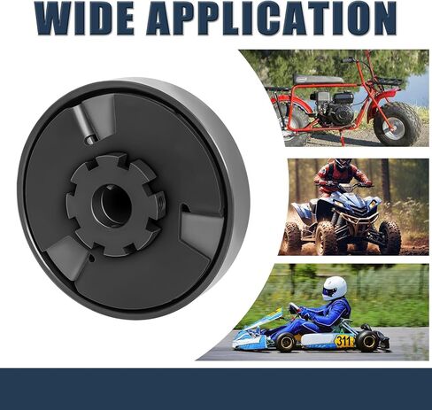 قابض سويس جو كارت 18 سن 3/4 بوصة تتحمل لسلسلة #35، قابض طرد مركزي متوافق مع الدراجة الصغيرة وعربة التسوق in Kuwait